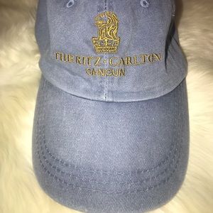 Ritz Carlton Cancun Blue Stonewashed Baseball Cap